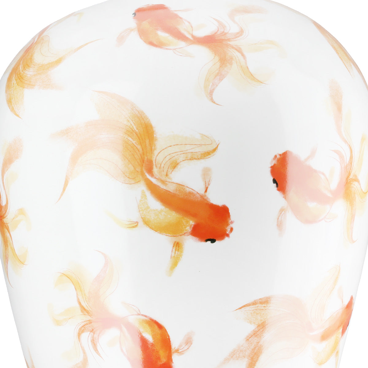 Vase Neon Keramik weiß