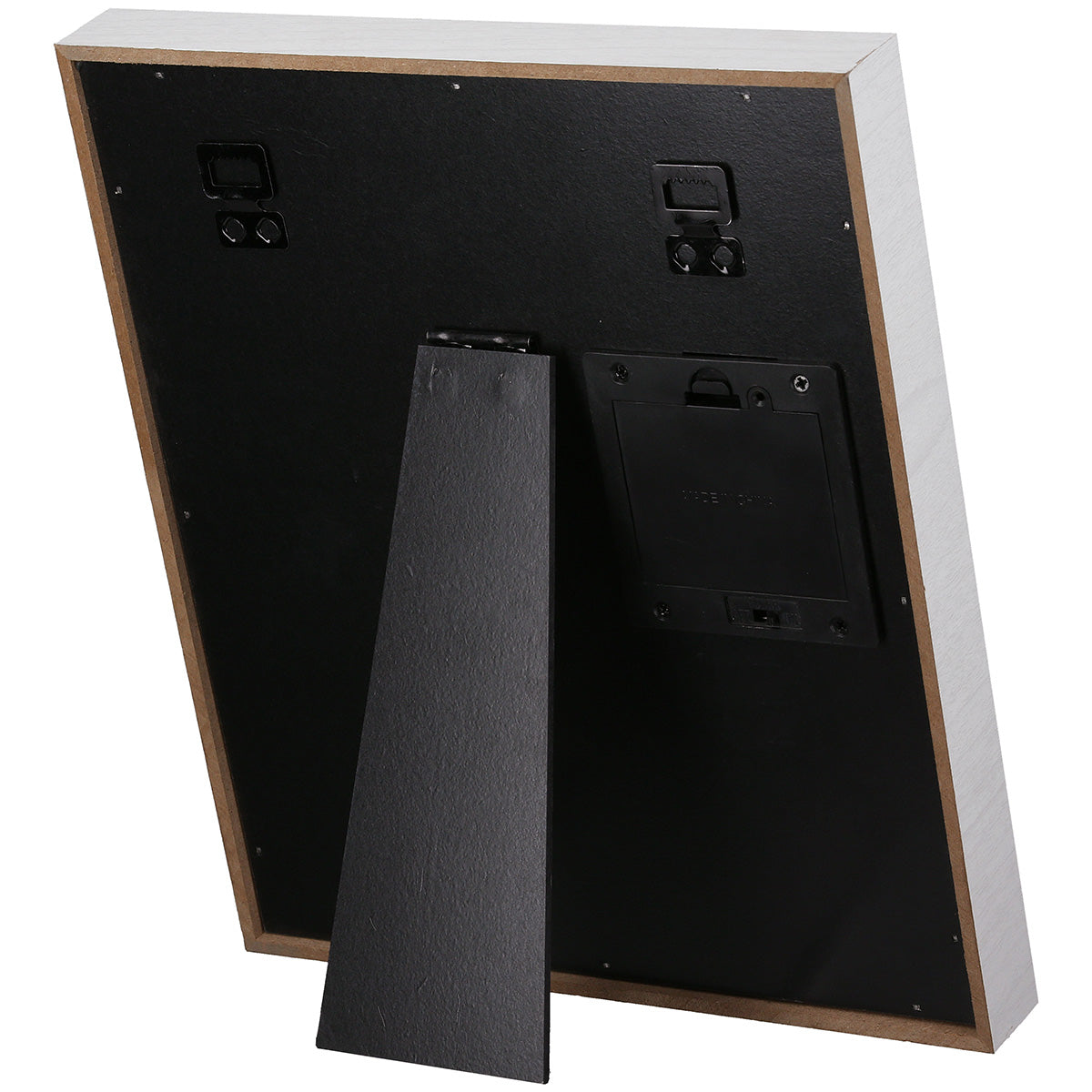 Fahrradliebe Fotorahmen LED Fahrradfreunde Weiß Braun 25cm