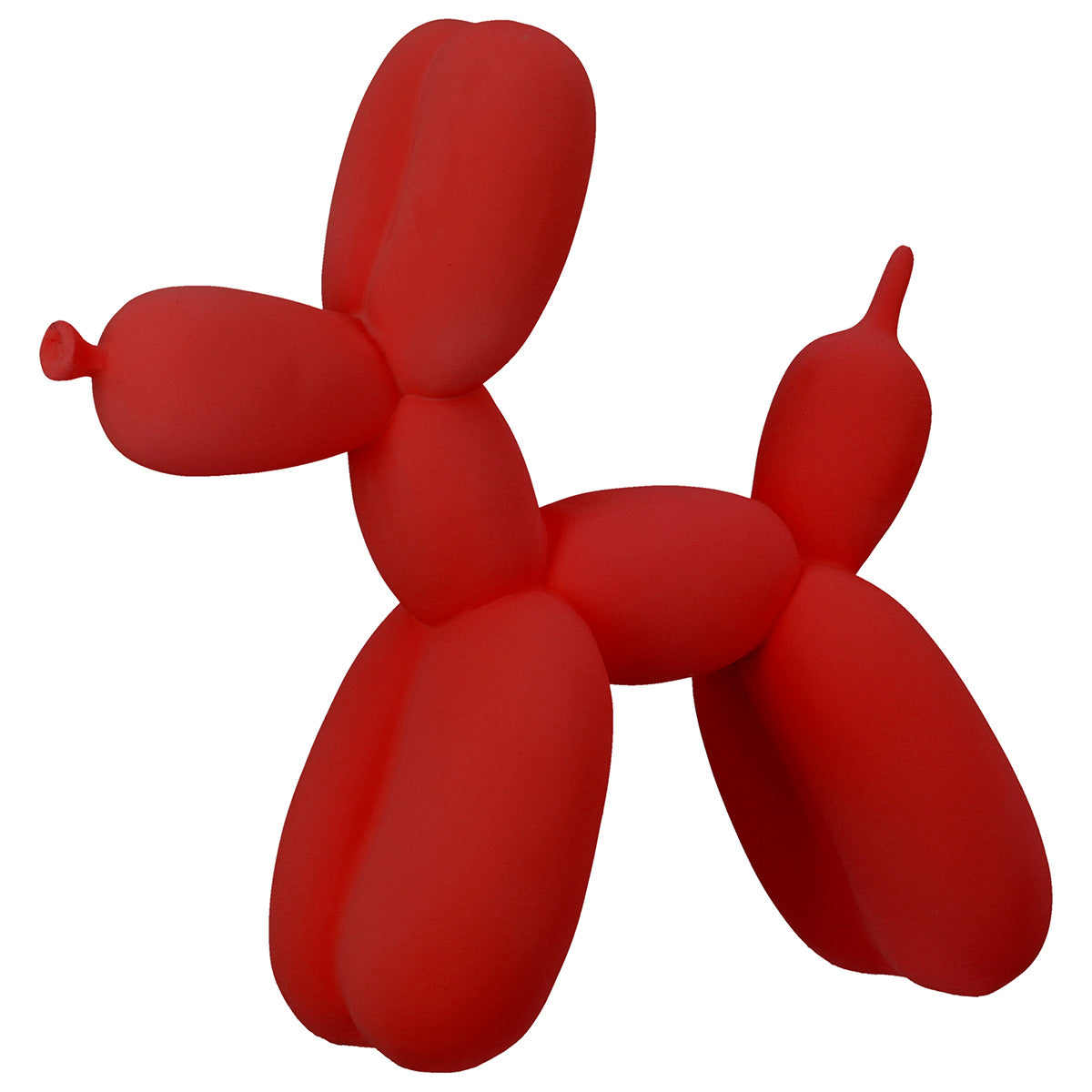 Ballonhund Figur Popino Rot Blau Gelb Deko Modern Kunstharz