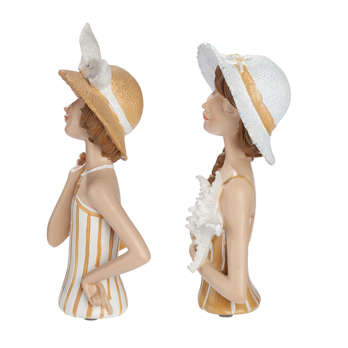 Dekofigur Lady Louise Strandfigur Frau Sommer Dekoration Maritim