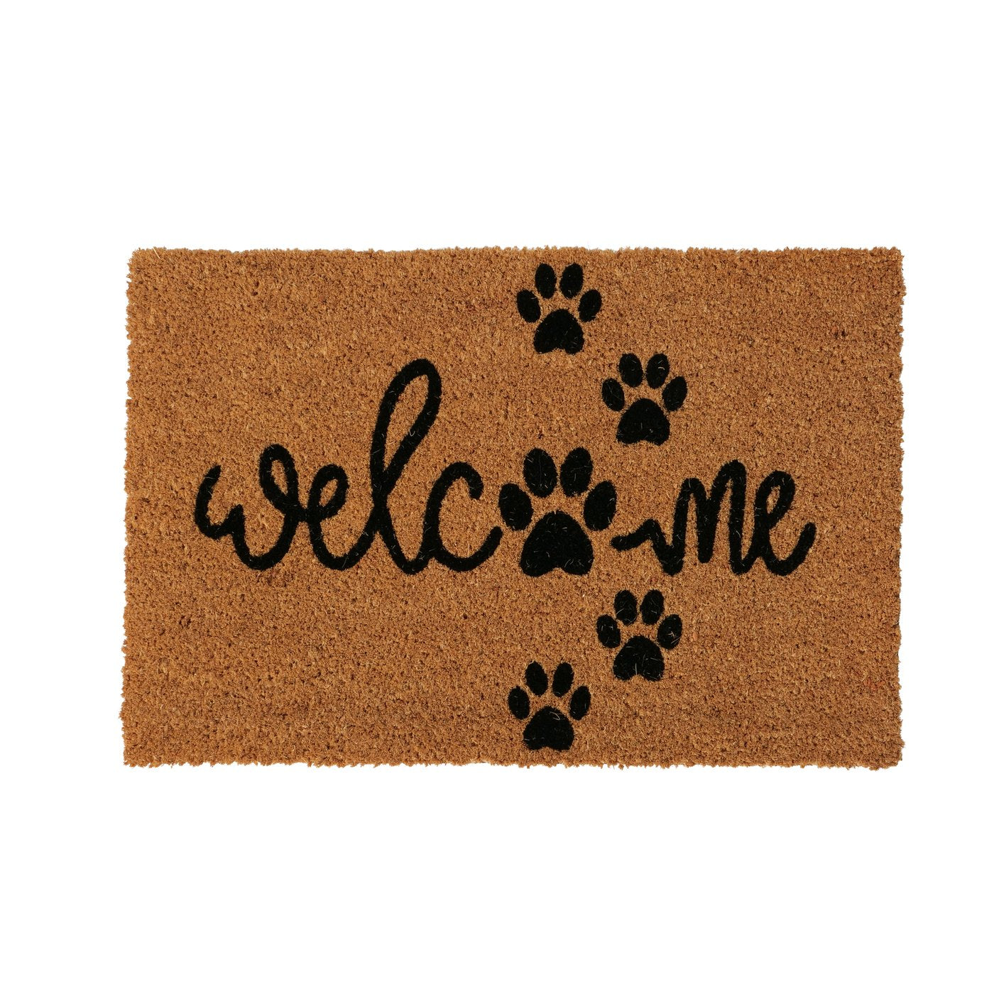 Doormat "Paw" with dog paw print Welcome