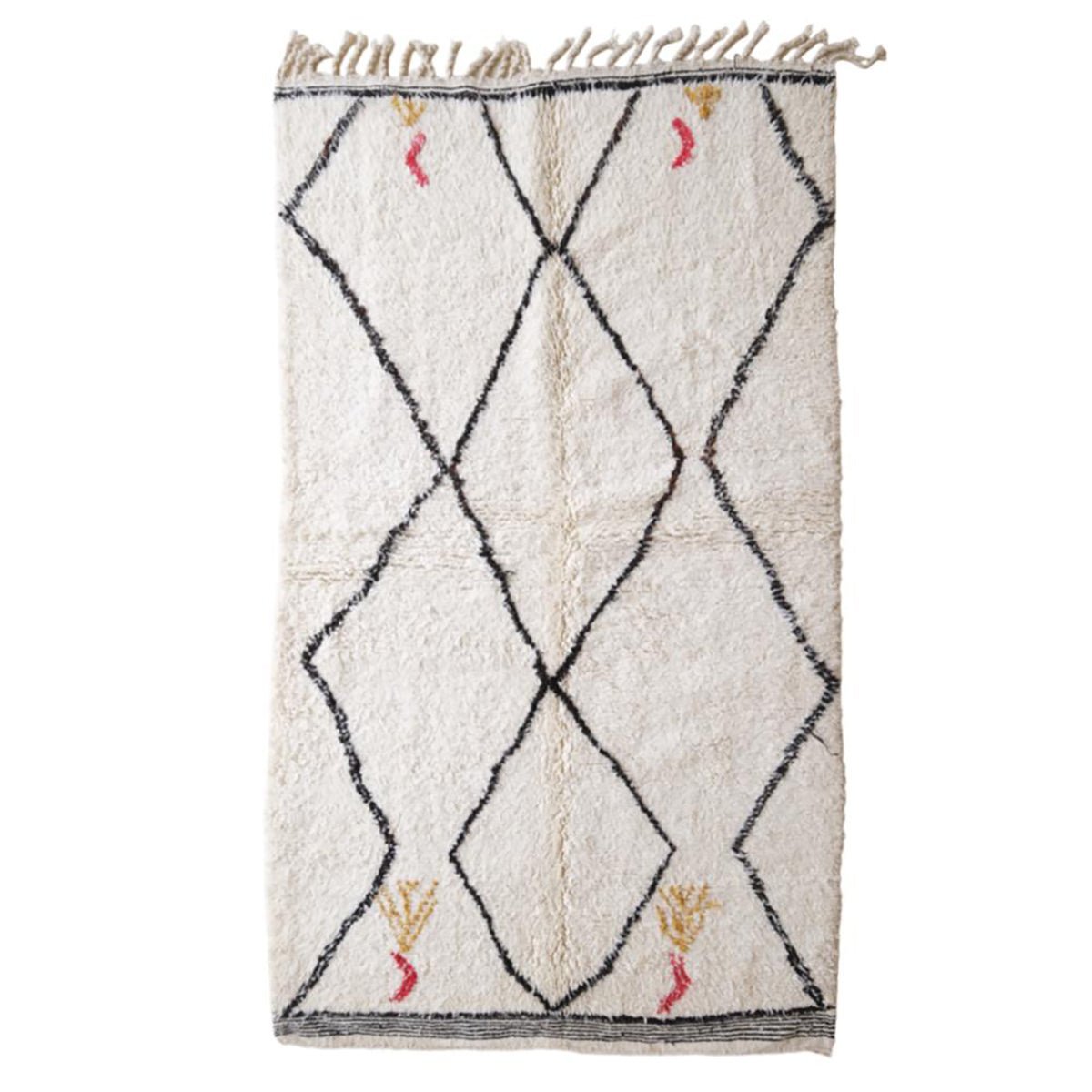 Marokkaner Berber Teppich reine Wolle 140 x 253 cm