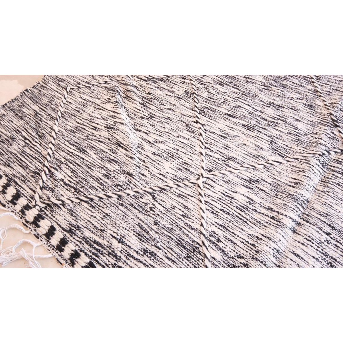 Marokkaner Berber Kilim Teppich reines Woll 206 x 338 cm