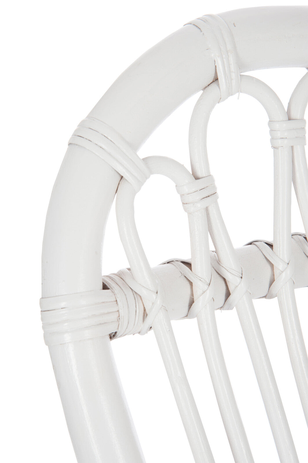 Schaukelstuhl Rattan Weiß Matt - Moderne Eleganz und Entspannung für Ihr Zuhause