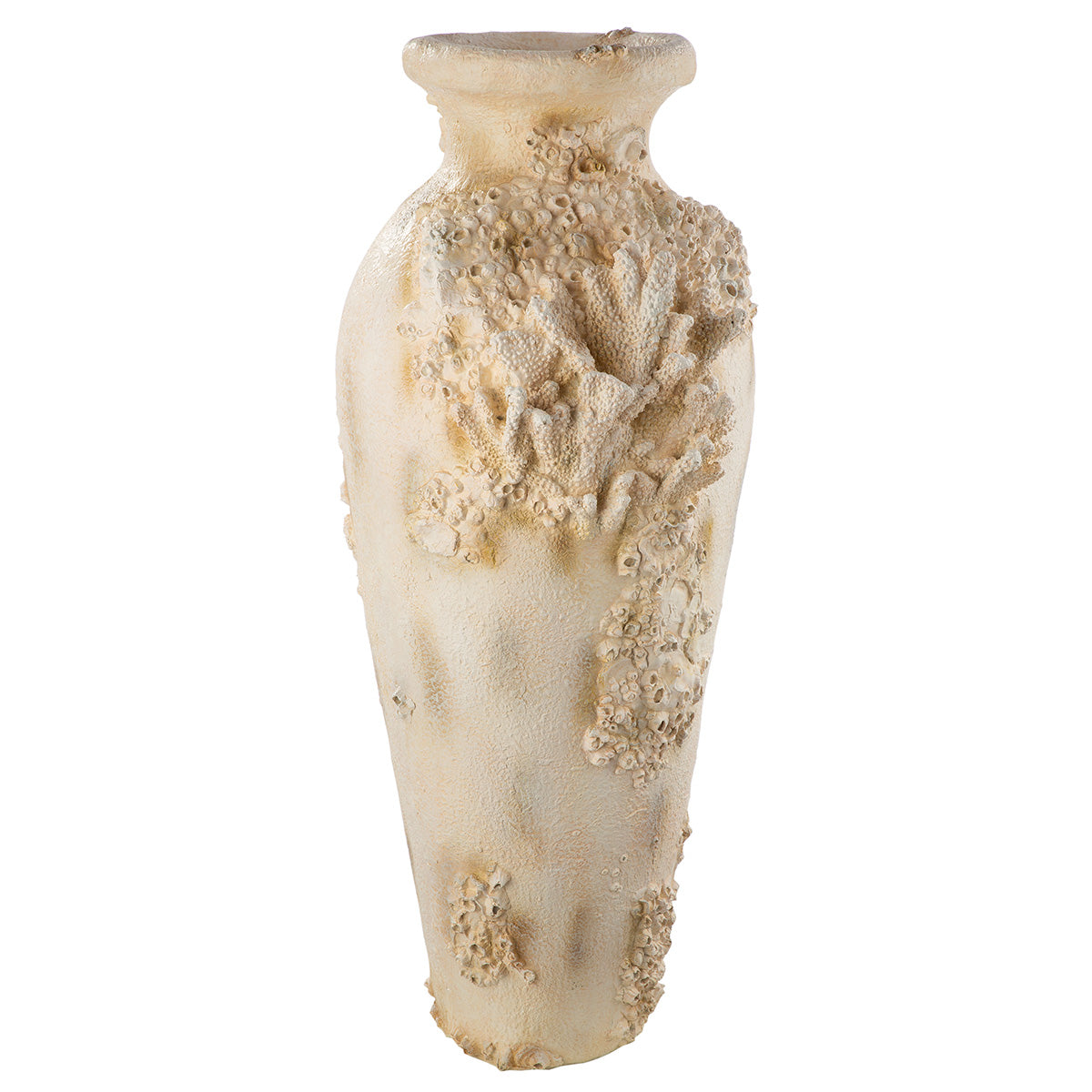 Seyluna Amphora Vase maritimer Stil Kunstharz Antikfinish 80 cm