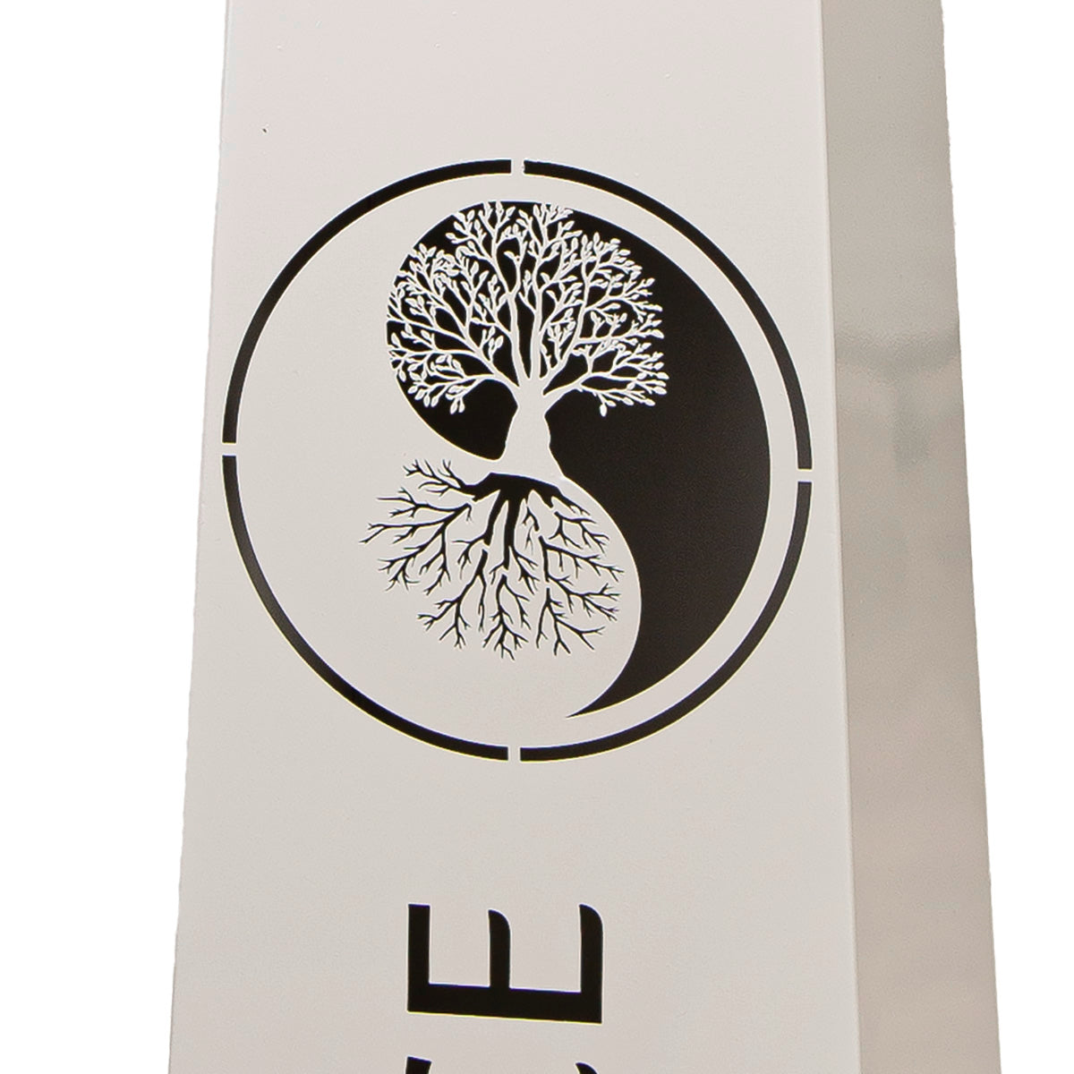 Schalenständer Balance Metall Antikfinish Beige 95cm Dekoobjekt