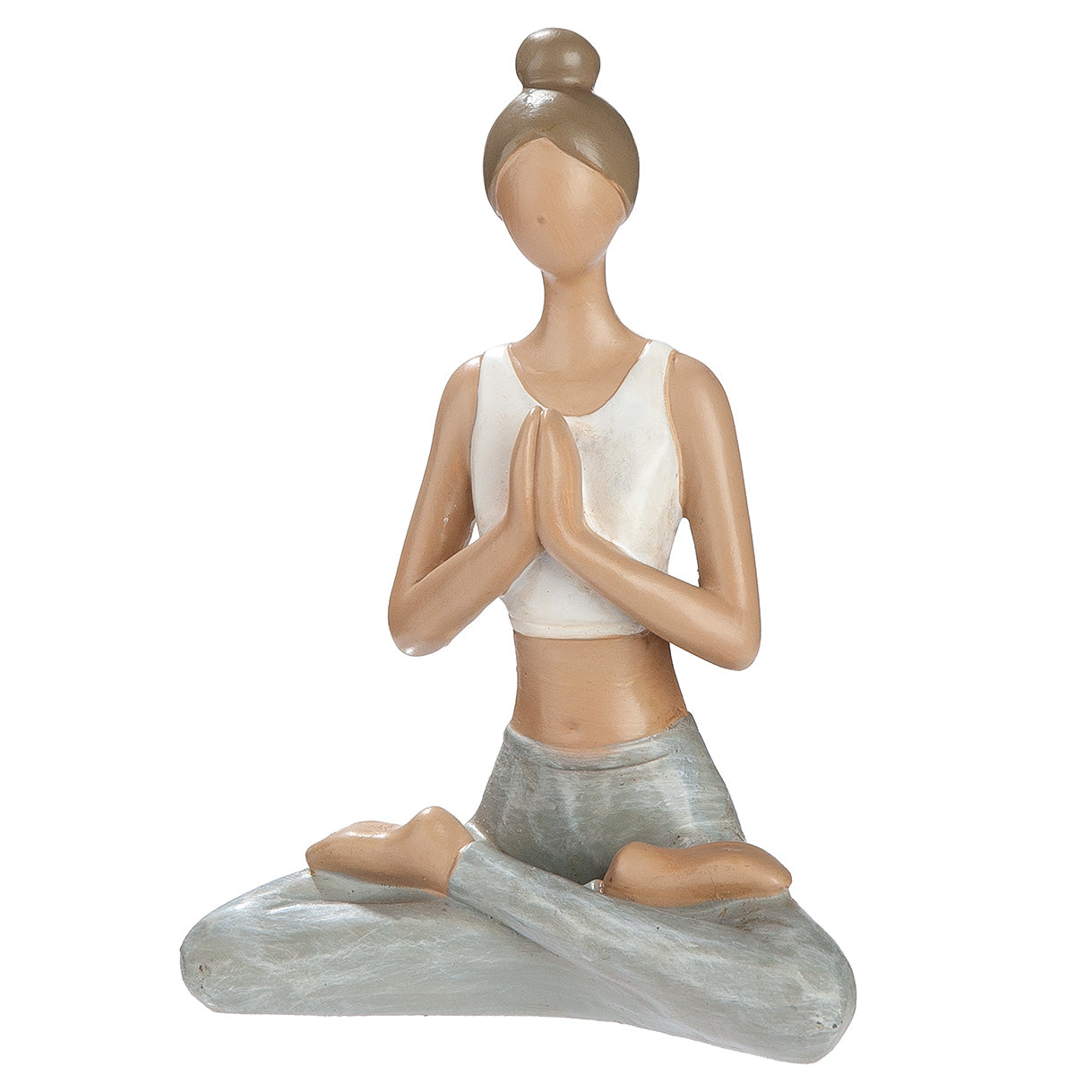 Dekofigur Yoga Frau Namira meditierende Figur in ruhigem Desig