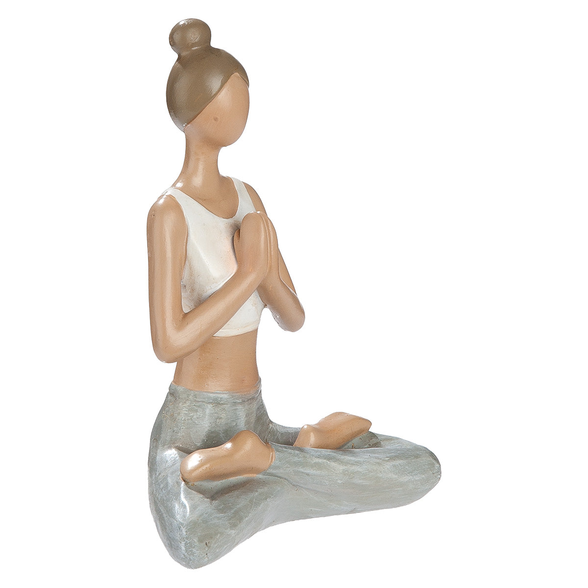 Dekofigur Yoga Frau Namira meditierende Figur in ruhigem Desig