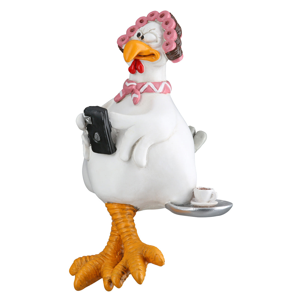 Dekofigur Huhn Selfie Clara humorvolle Wohnaccessoire Figur