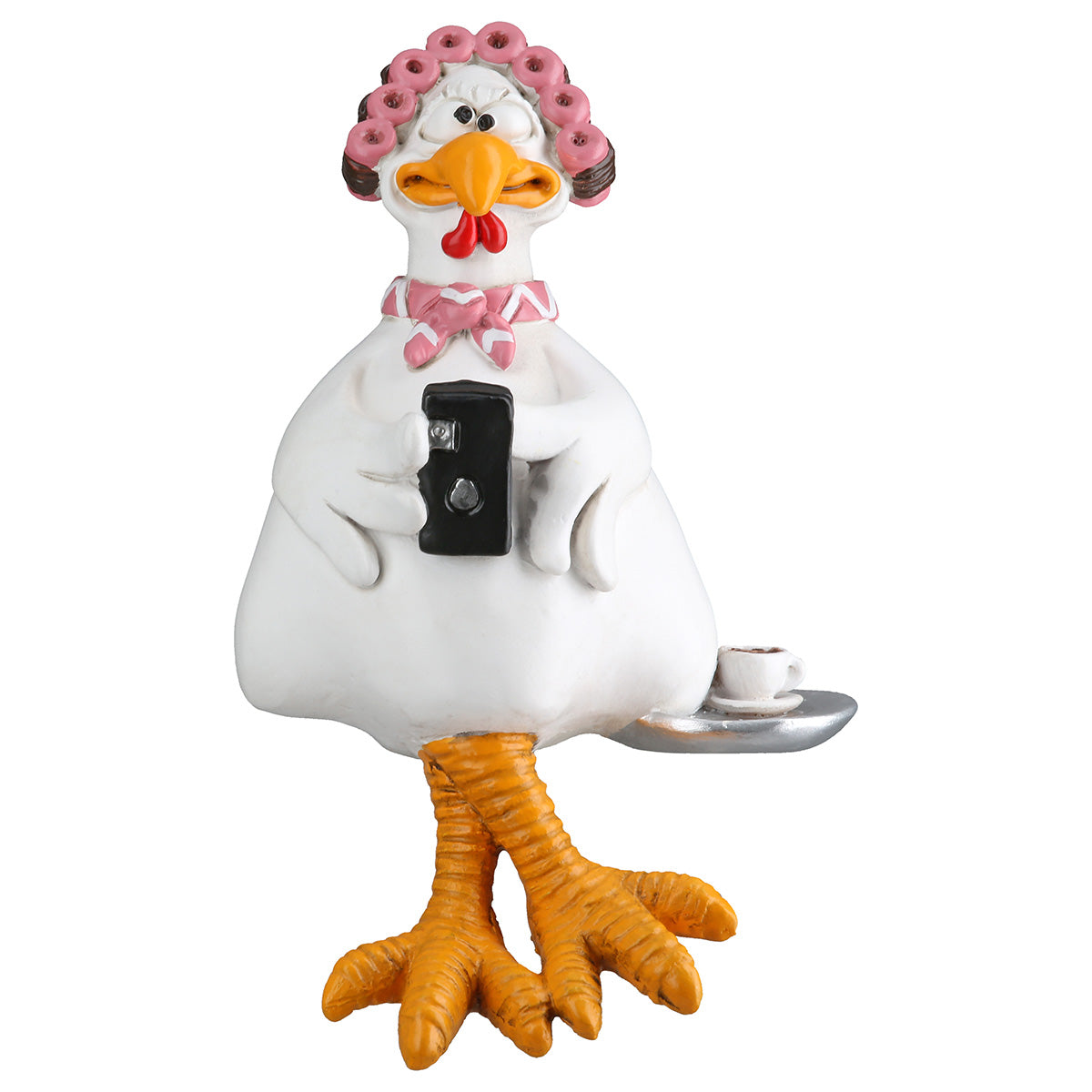 Dekofigur Huhn Selfie Clara humorvolle Wohnaccessoire Figur