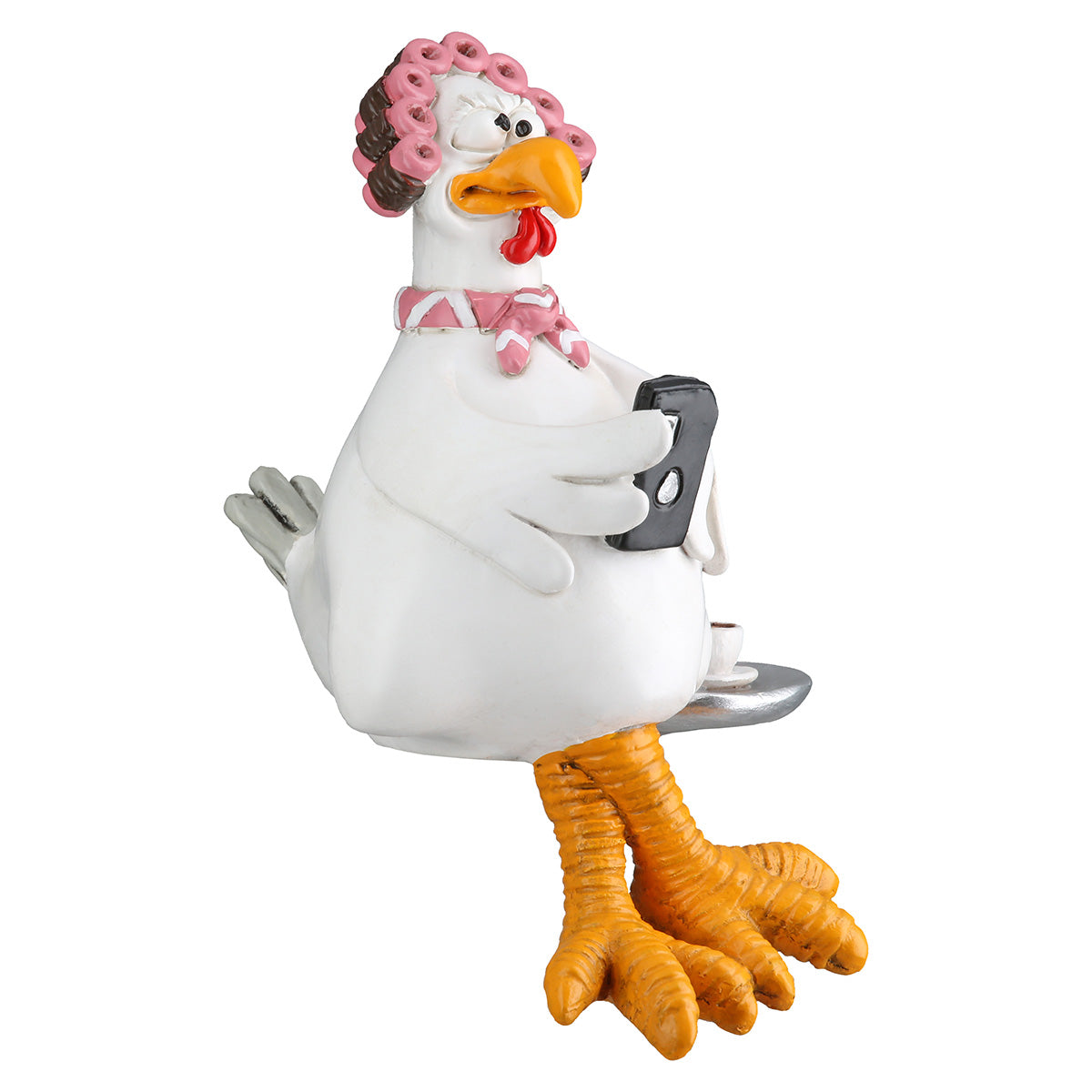 Dekofigur Huhn Selfie Clara humorvolle Wohnaccessoire Figur