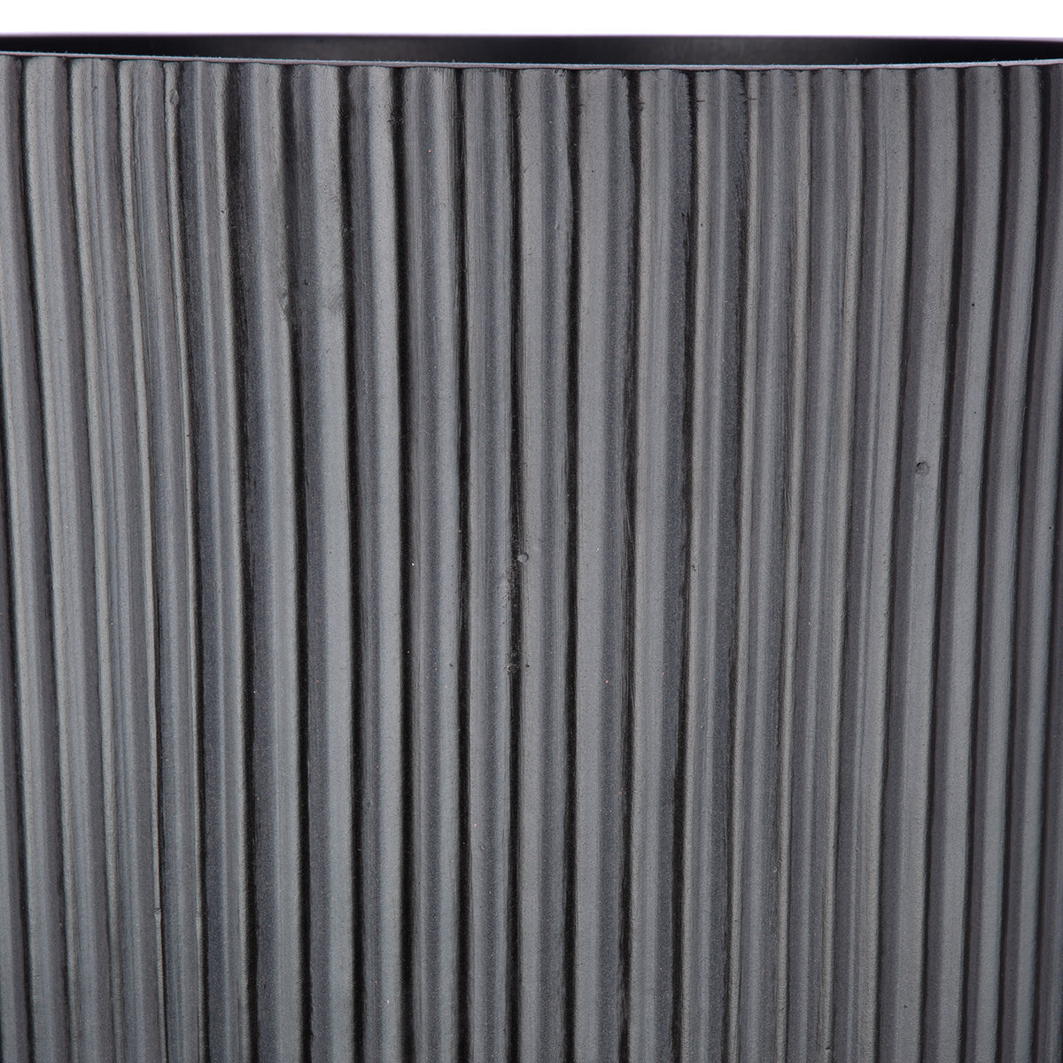 Linea Pflanzgefäß Set Anthrazit Strukturiert