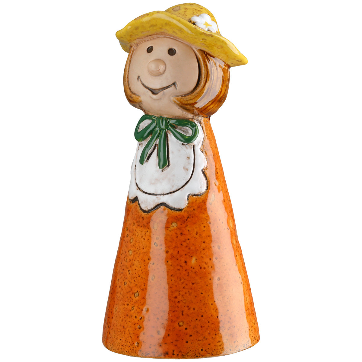 Zaunfigur Gartenpaar Leni und Paul Keramik grün orange