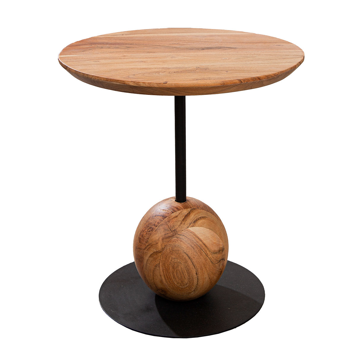 Beistelltisch Mona Rund Metall Naturfarben