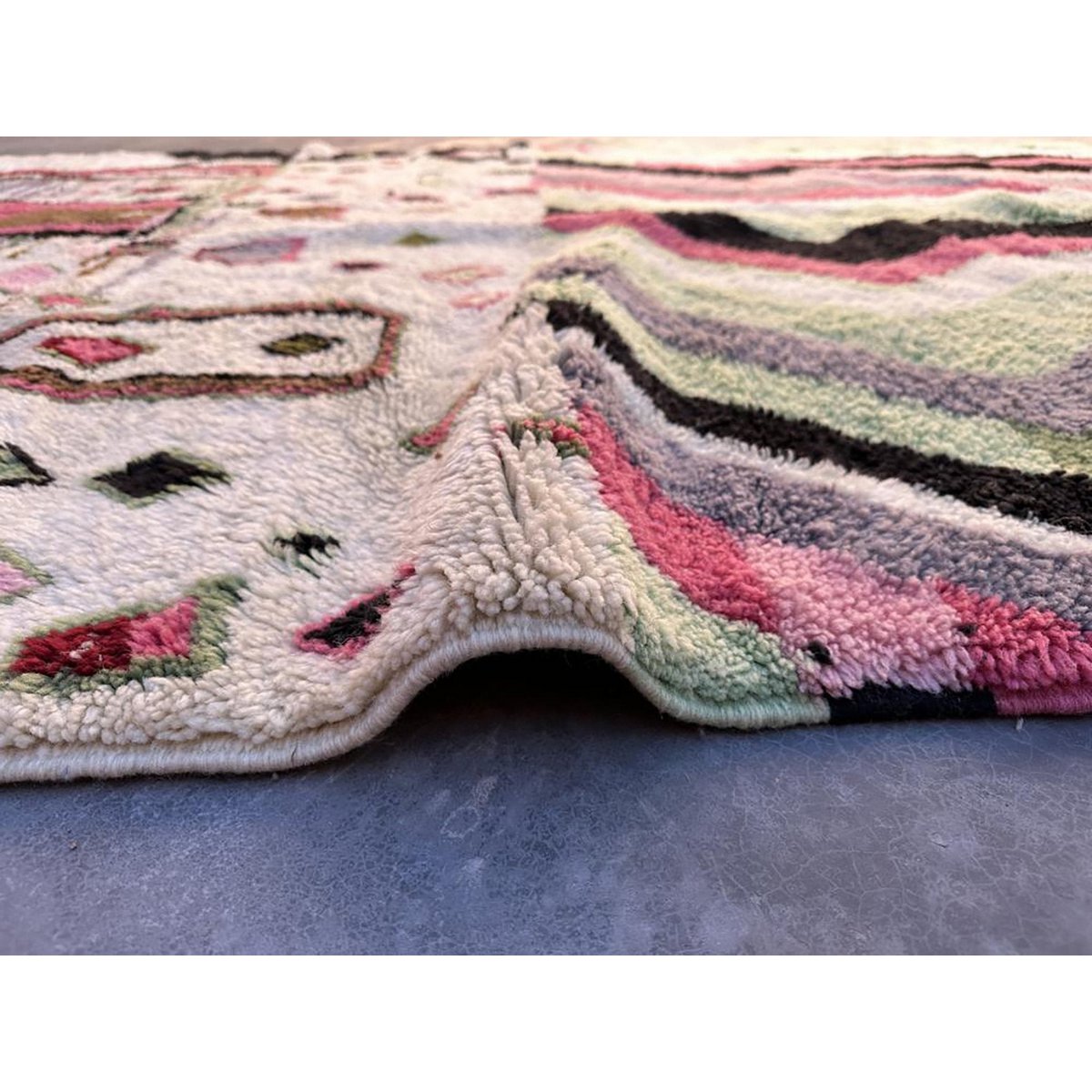 Marokkaner Berber Teppich reine Wolle 203 x 292 cm