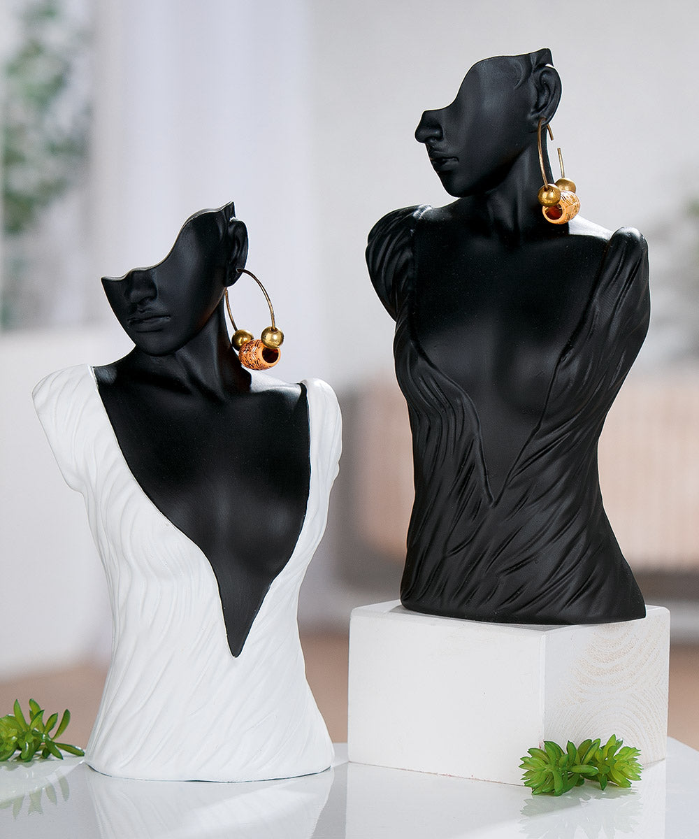 Dekofigur Frauenbüste Cleo modernes Wohnaccessoire 2er Set