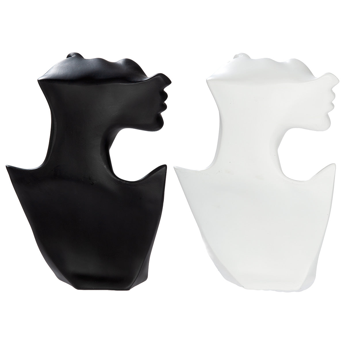 Dekofigur Frauenbüste Cleo modernes Wohnaccessoire 2er Set