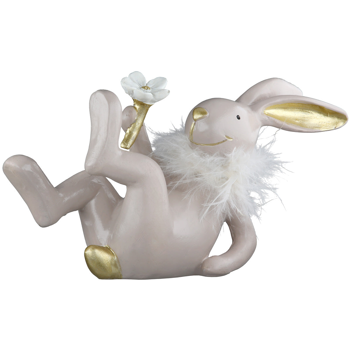 Osterhase Fluffy Relax Dekofigur 2er Set