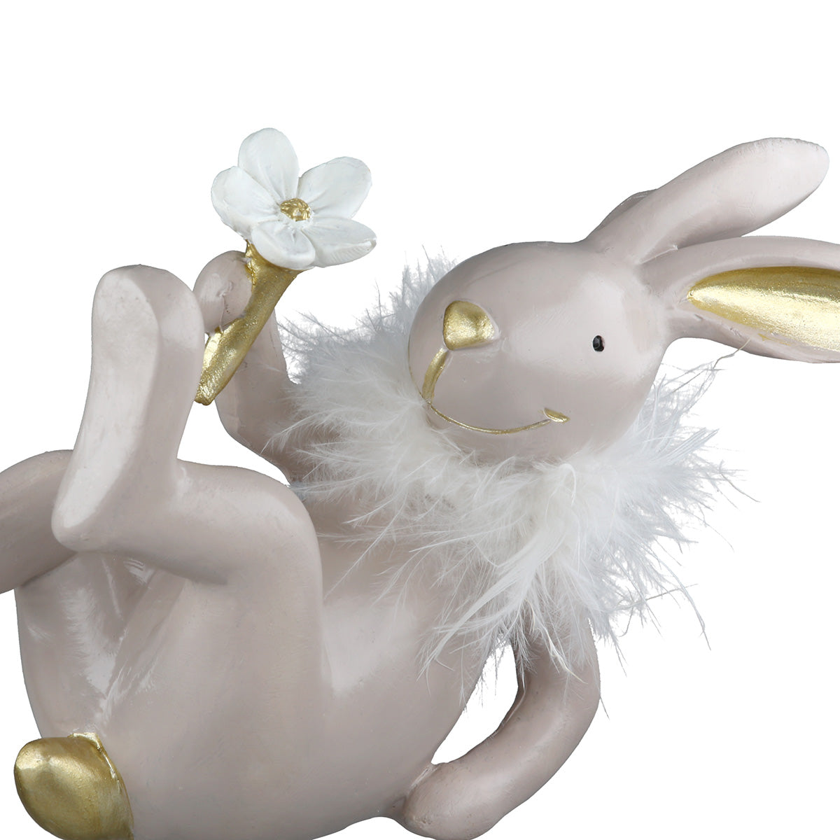 Osterhase Fluffy Relax Dekofigur 2er Set