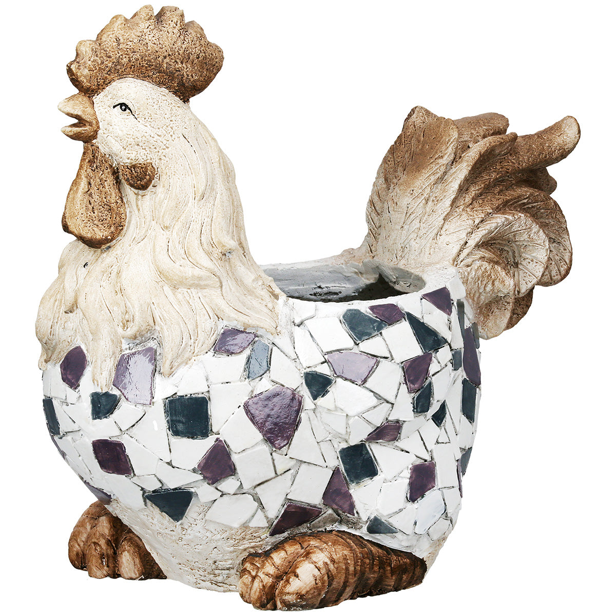 Übertopf Galliano Hahn Mosaikdesign