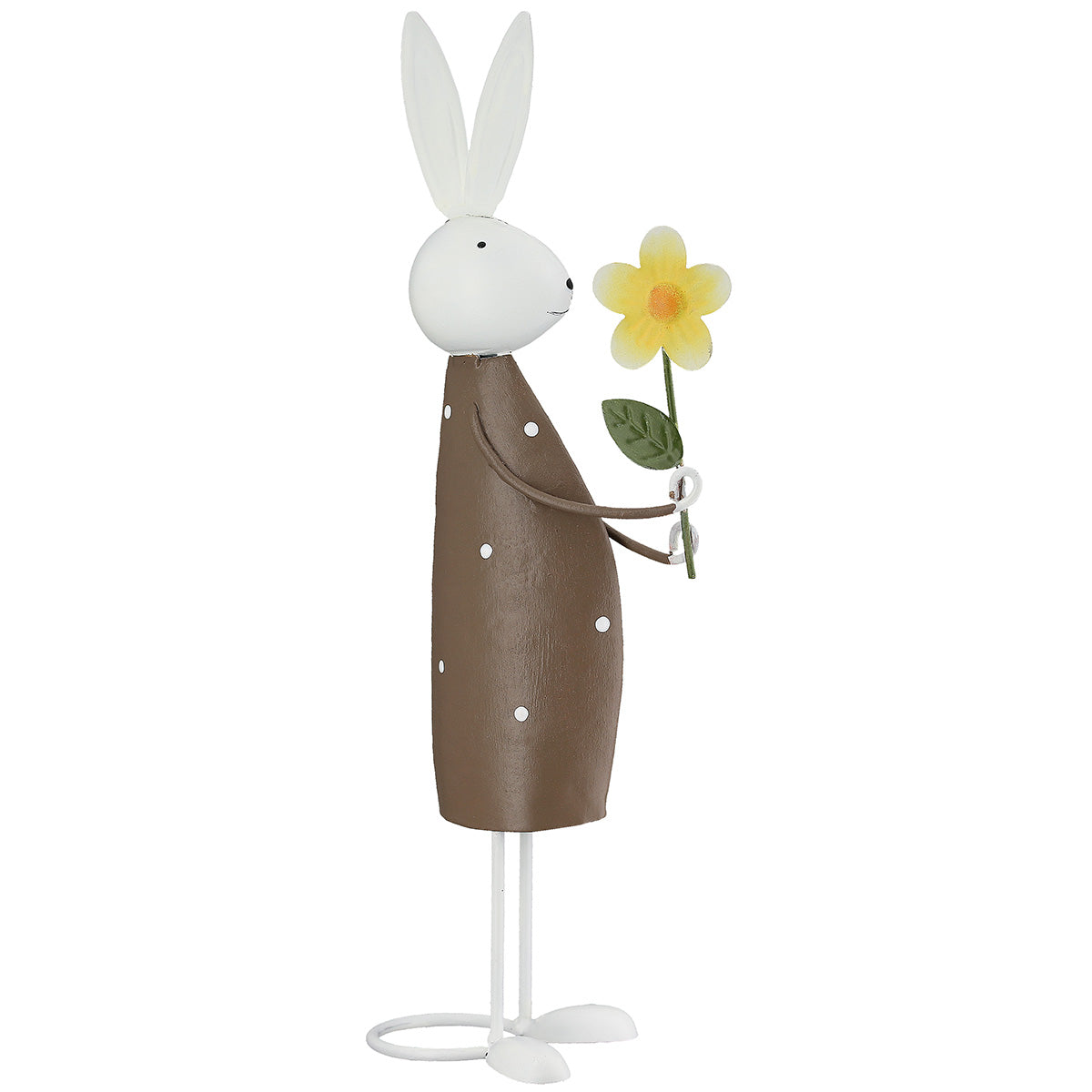 Lepre Blütenfreude Hasenfigur Metall Frühling 2er Set