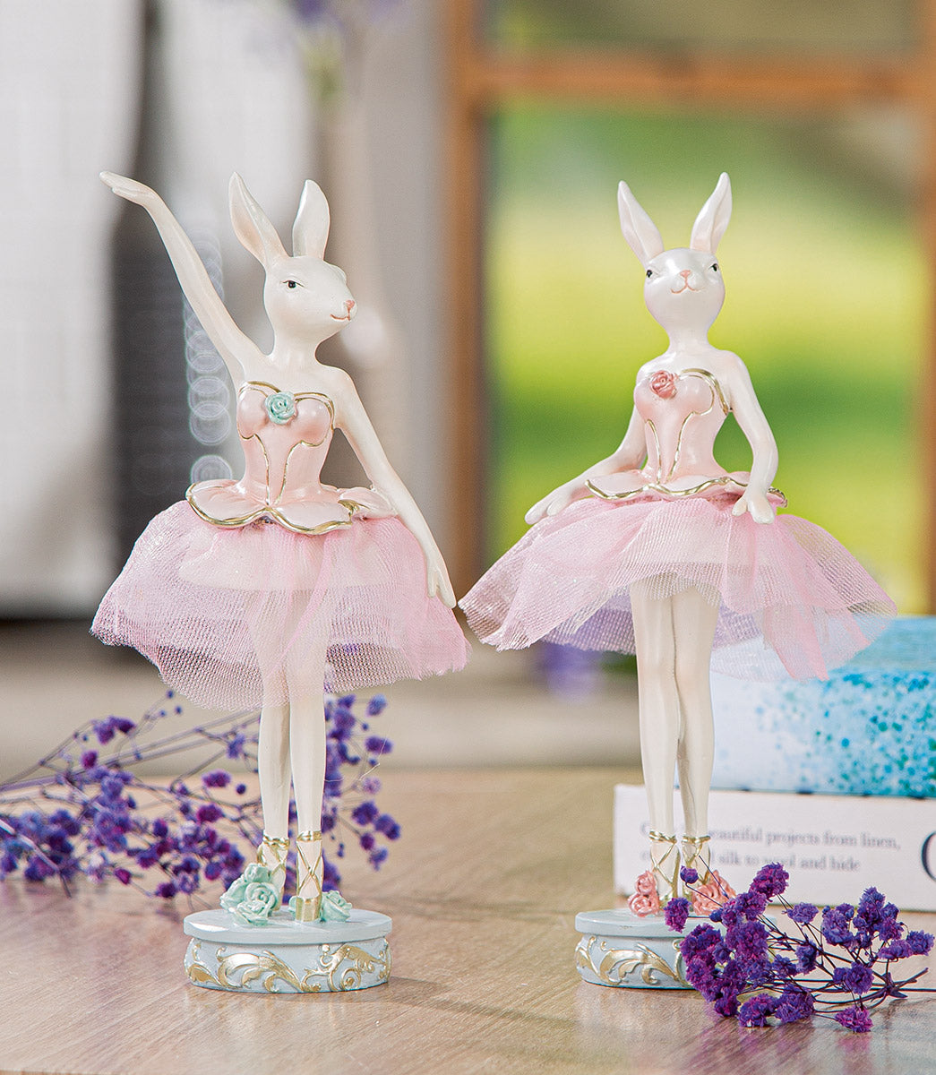 Primabella Ballett Hase Dekofigur Ostern 2er Set