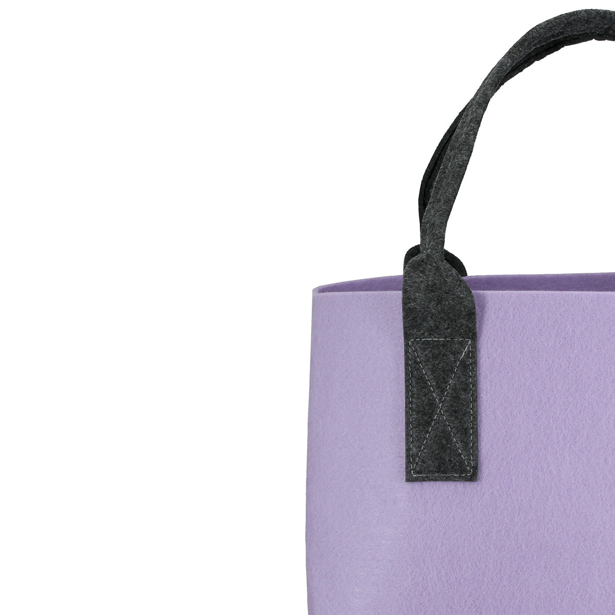 Filz Einkaufstasche Spruch Eskalation Flieder