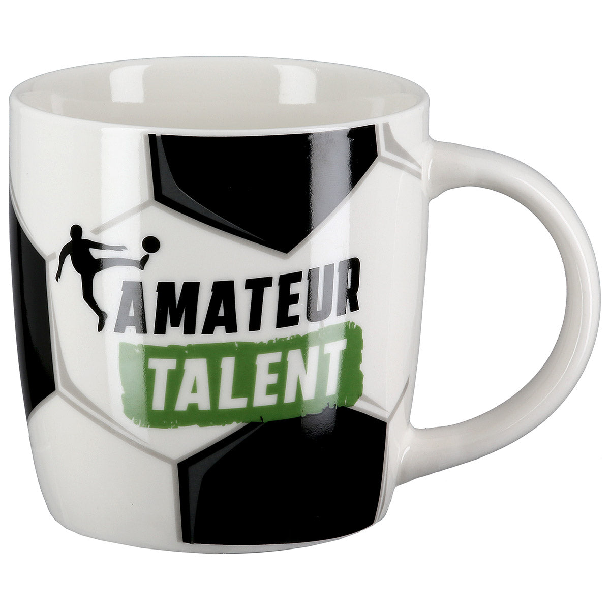 Tassen Set Amateur Talent 6 teilig aus Porzellan weiß 380 ml