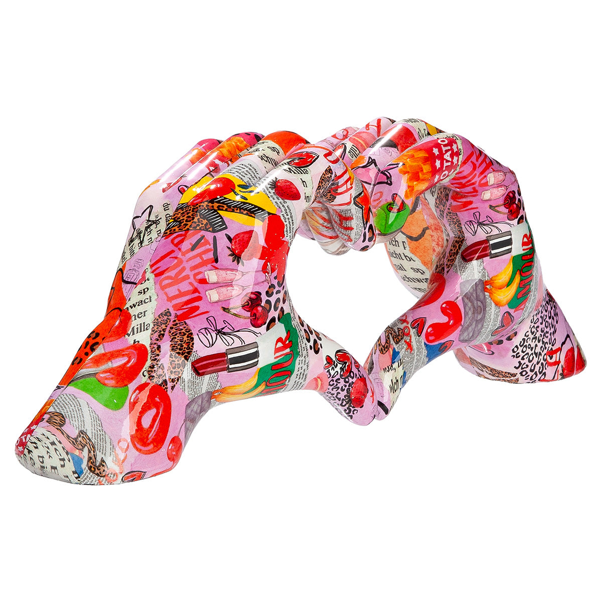 Herz Dekoobjekt Amora Hände Streetart 29 cm