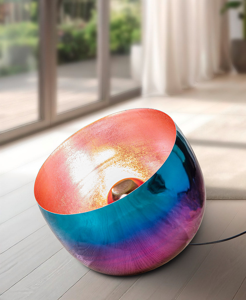Bodenleuchte Rainbow Rund mehrfarbig Metall 25cm oder 34 cm