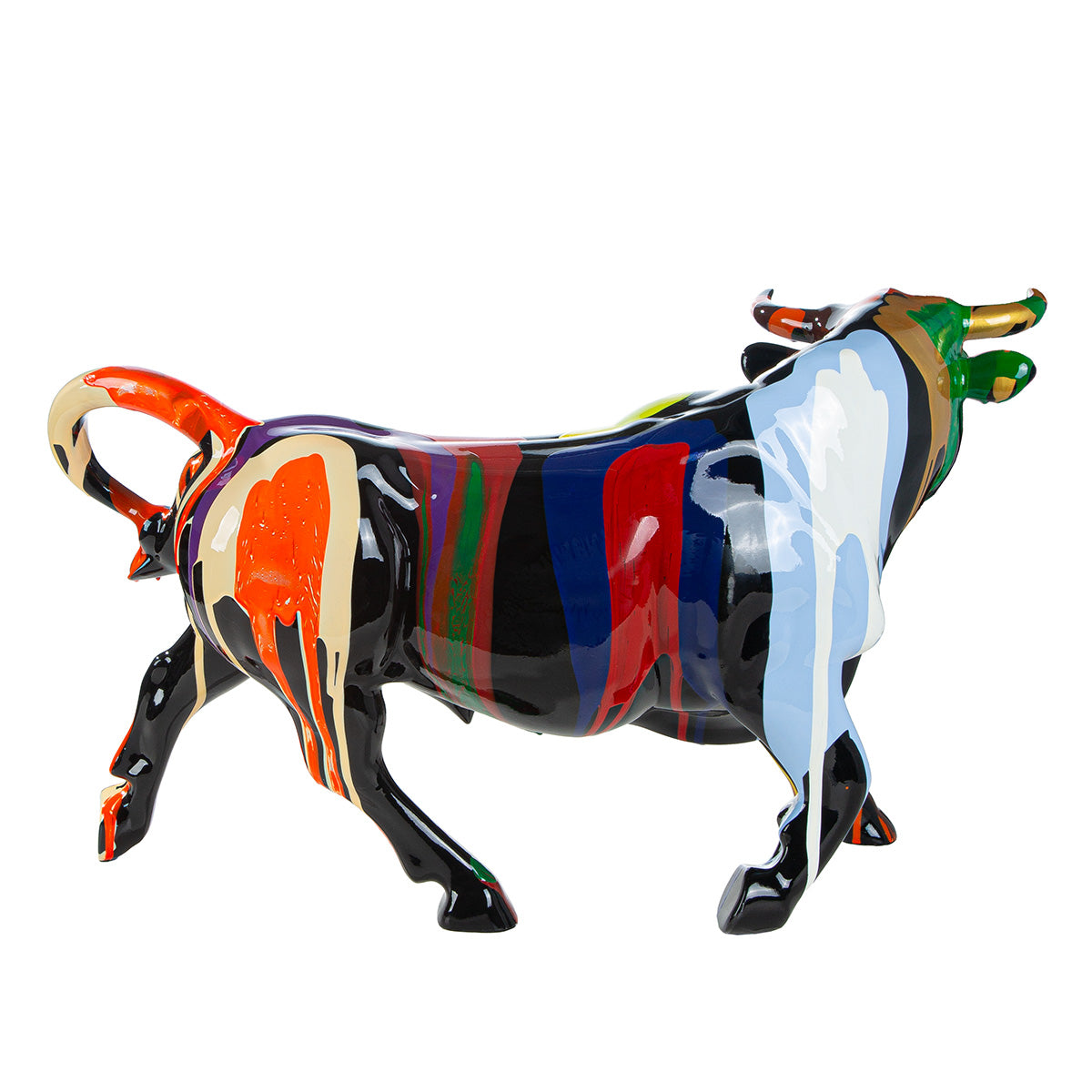 Dekofigur Stier Colorox mehrfarbig 60 x 40 cm