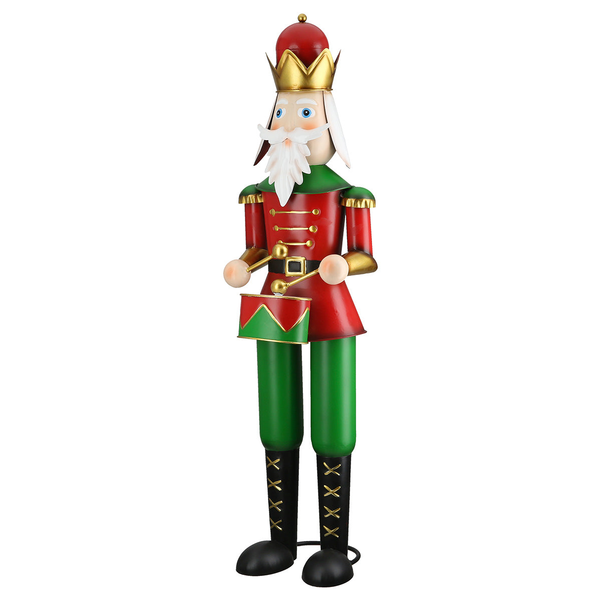 Nussknacker Musican 2er Set Mehrfarbig Metall 72 cm