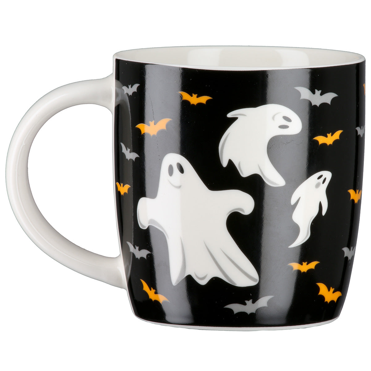 Halloween Tassen 6er Set Geisterflug aus Porzellan 380 ml
