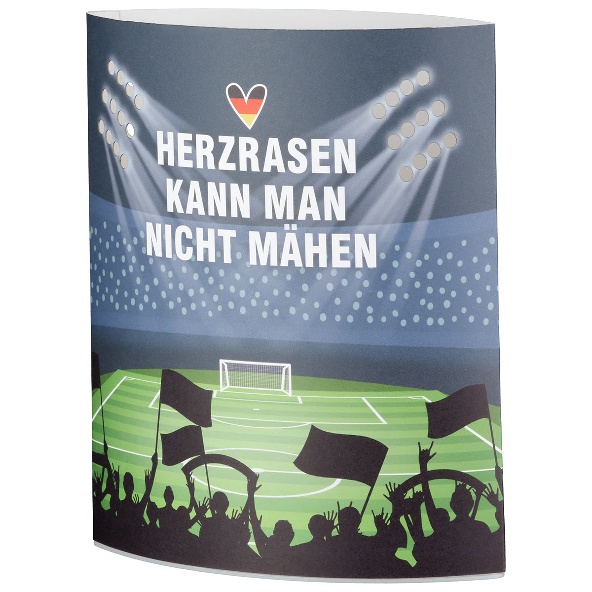 LED Dekoleuchte Fußball Arena Herzrasen Tischleuchte WM 2026