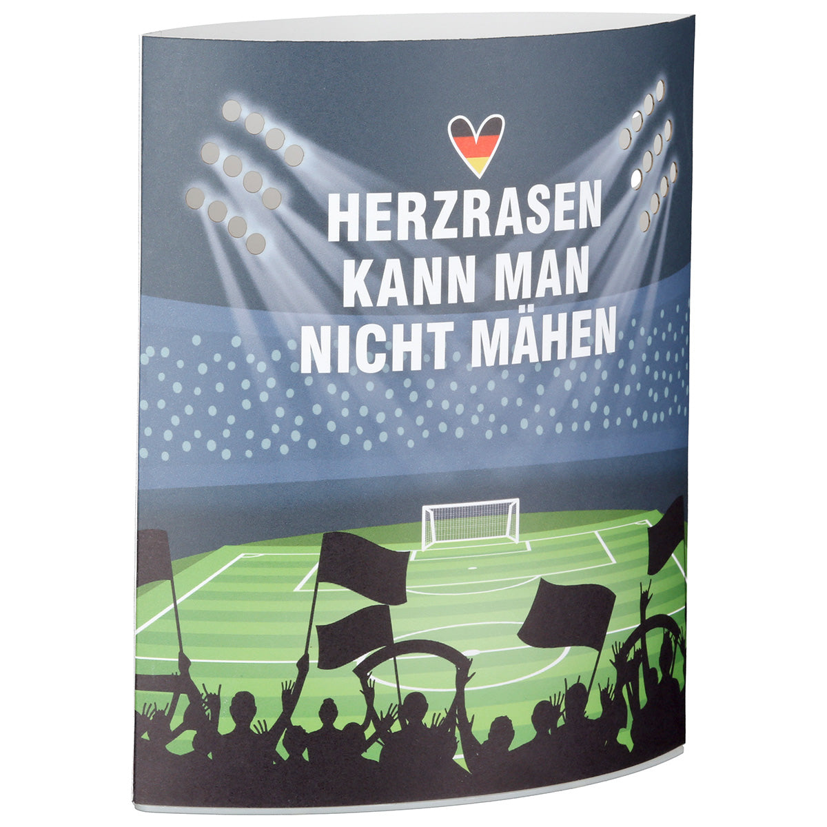LED Dekoleuchte Fußball Arena Herzrasen Tischleuchte WM 2026