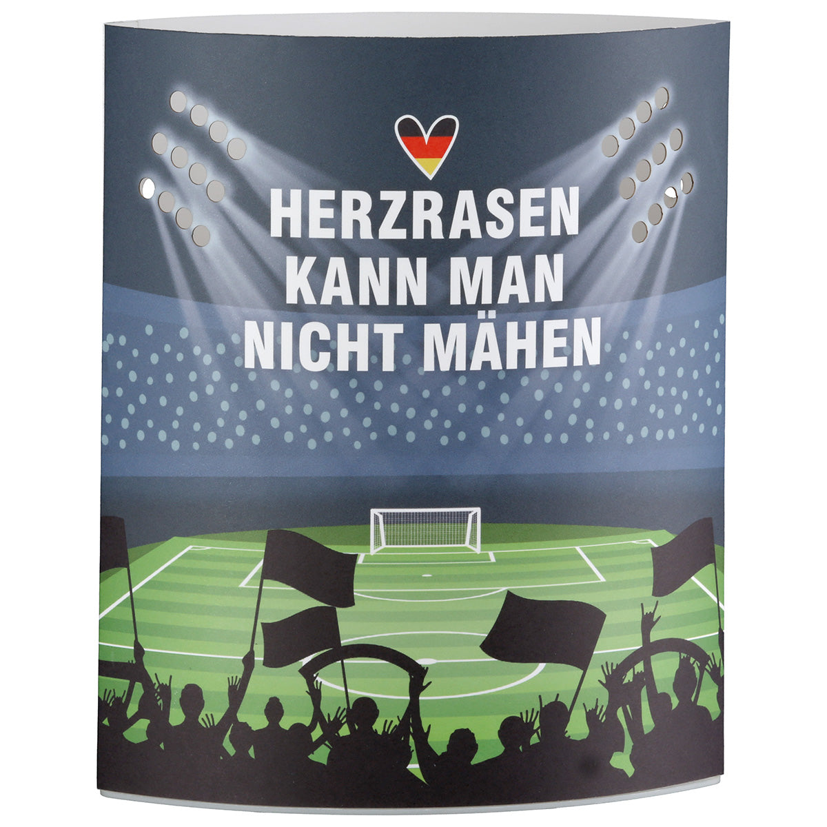 LED Dekoleuchte Fußball Arena Herzrasen Tischleuchte WM 2026