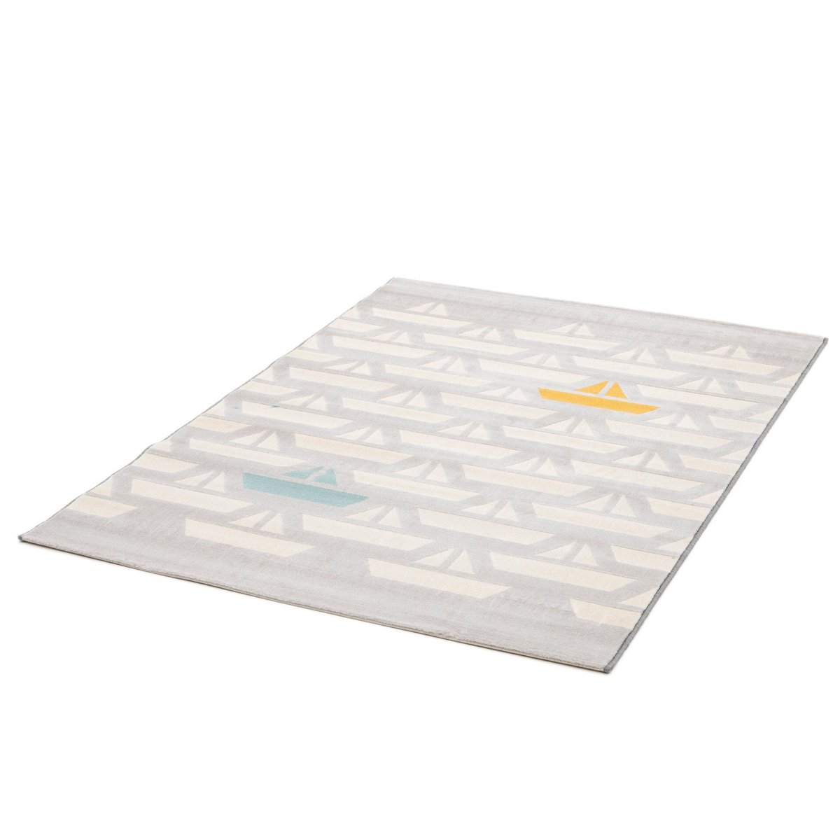 Weicher Kinder Teppich verspielte Musterboote