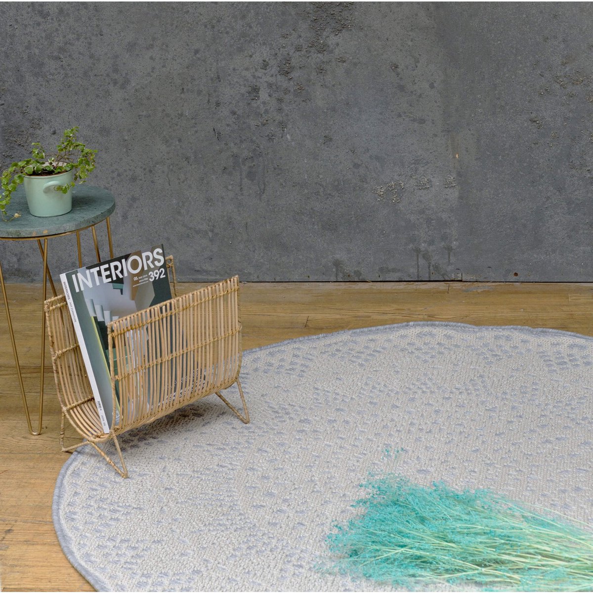 Tapis deco rond HÄKELN