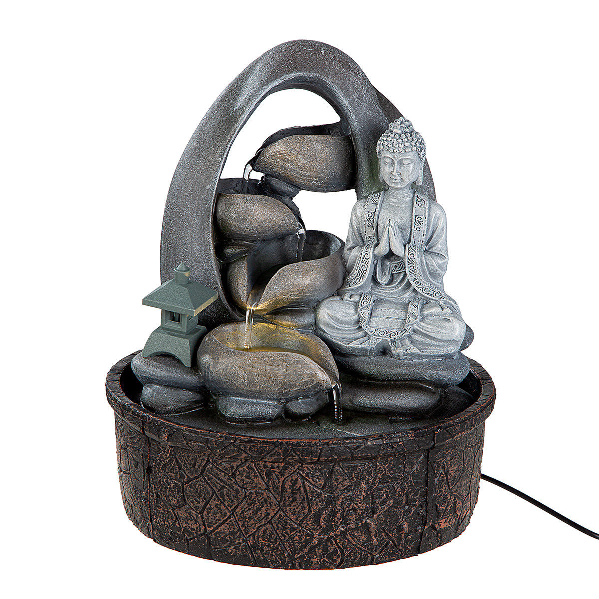 Tischbrunnen Samadhi Buddha Zenbrunnen Harmonie