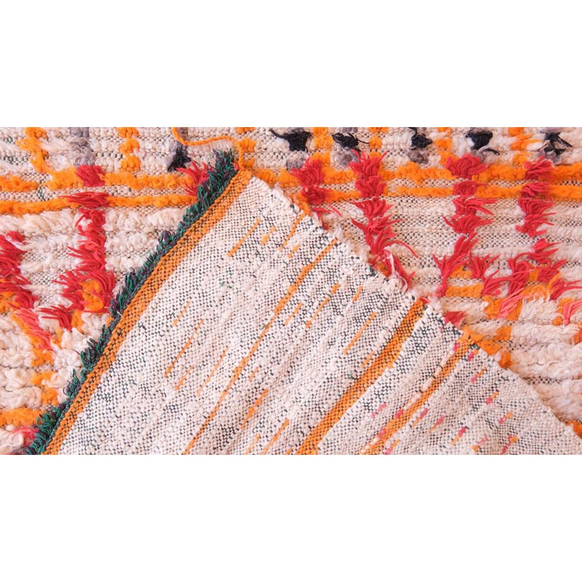 Marokkanischer Berber Teppich reine Wolle 80 x 186 cm