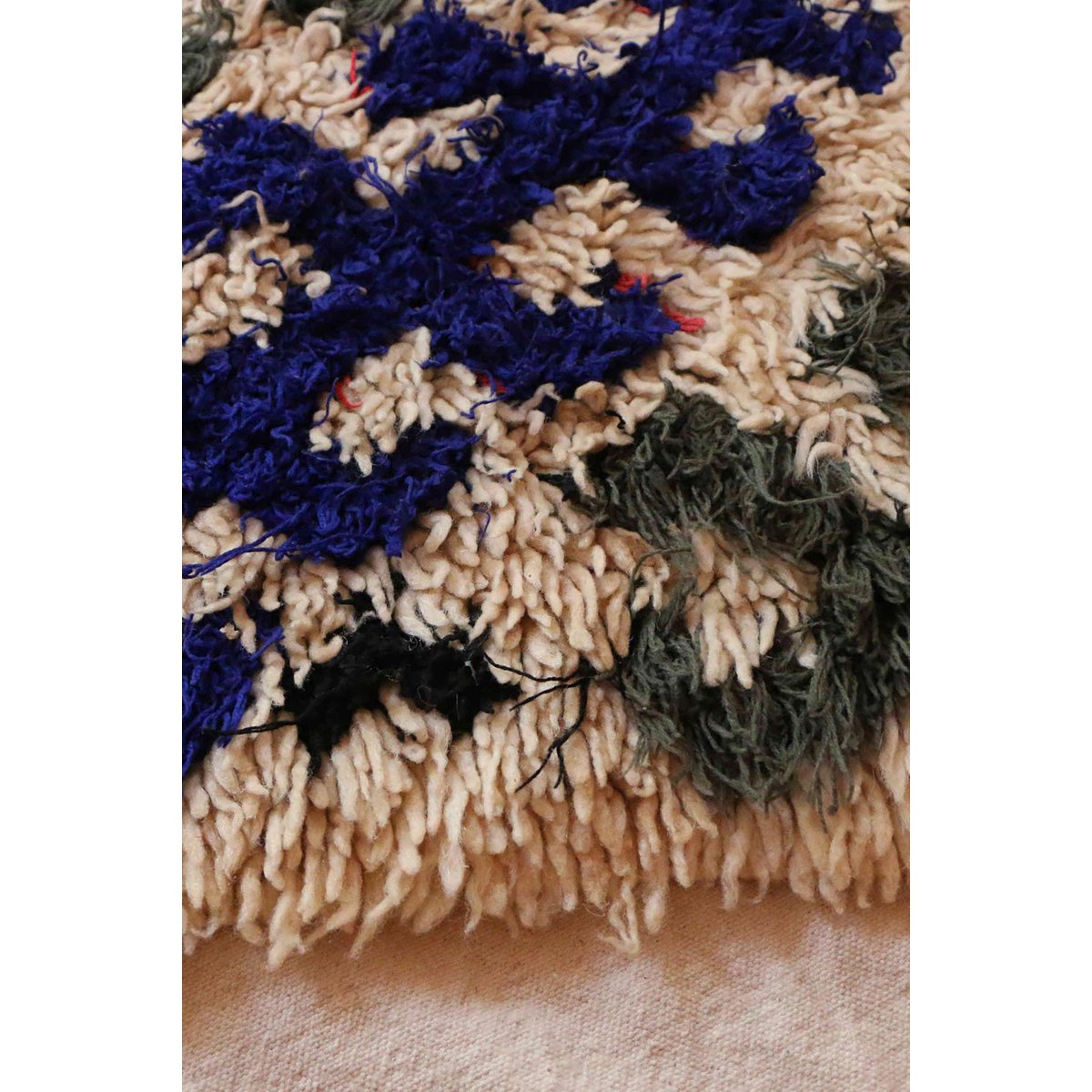 Marokkanischer Berber Teppich reine Wolle 58 x 157 cm