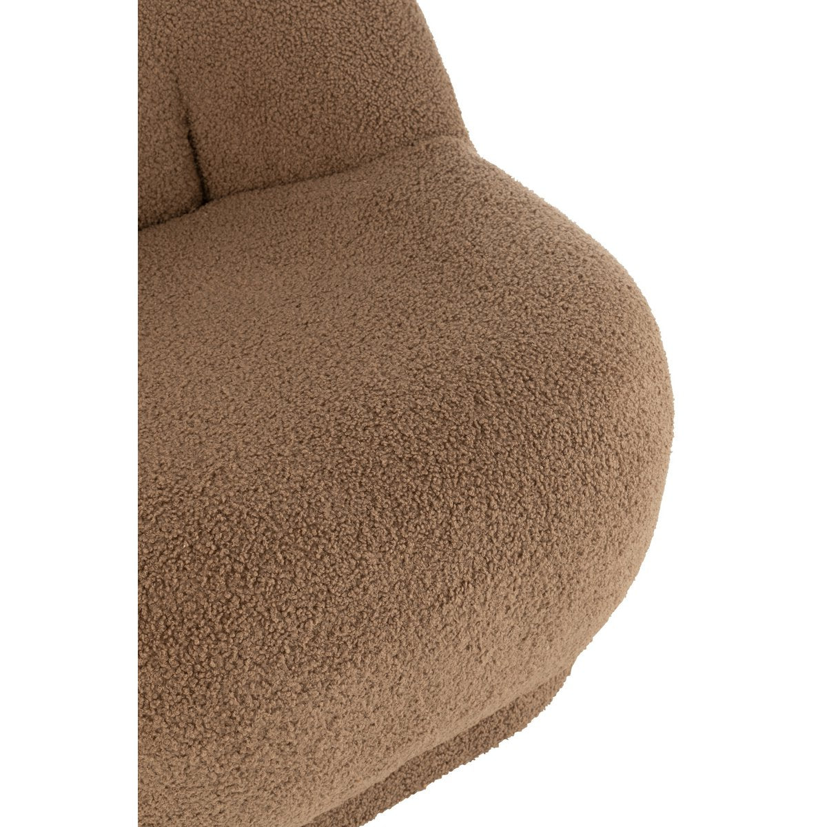 Sofa Teddy Boucle Braun