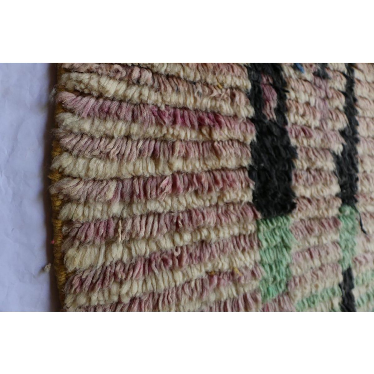 Berber Wolle reiner Spurteppich 70 x 301 cm