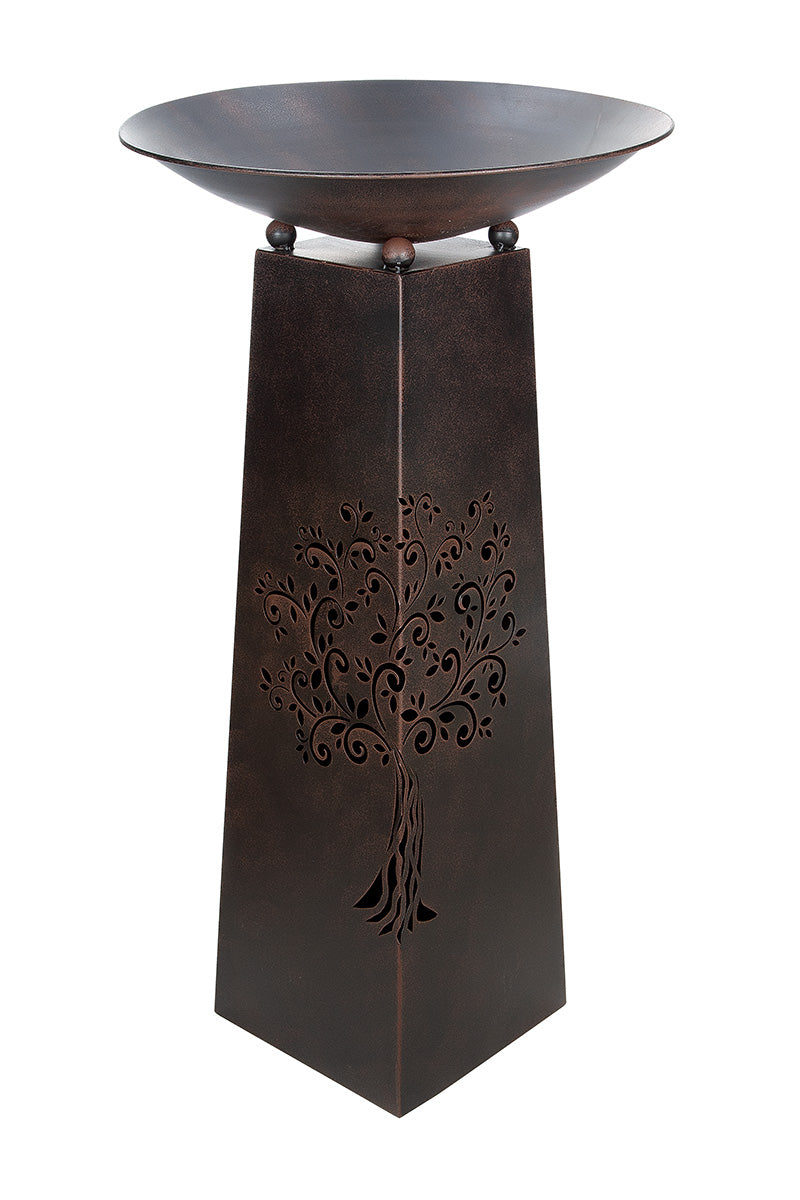 Komstandaard levensboom metaal bruin boom hoogte 95cm