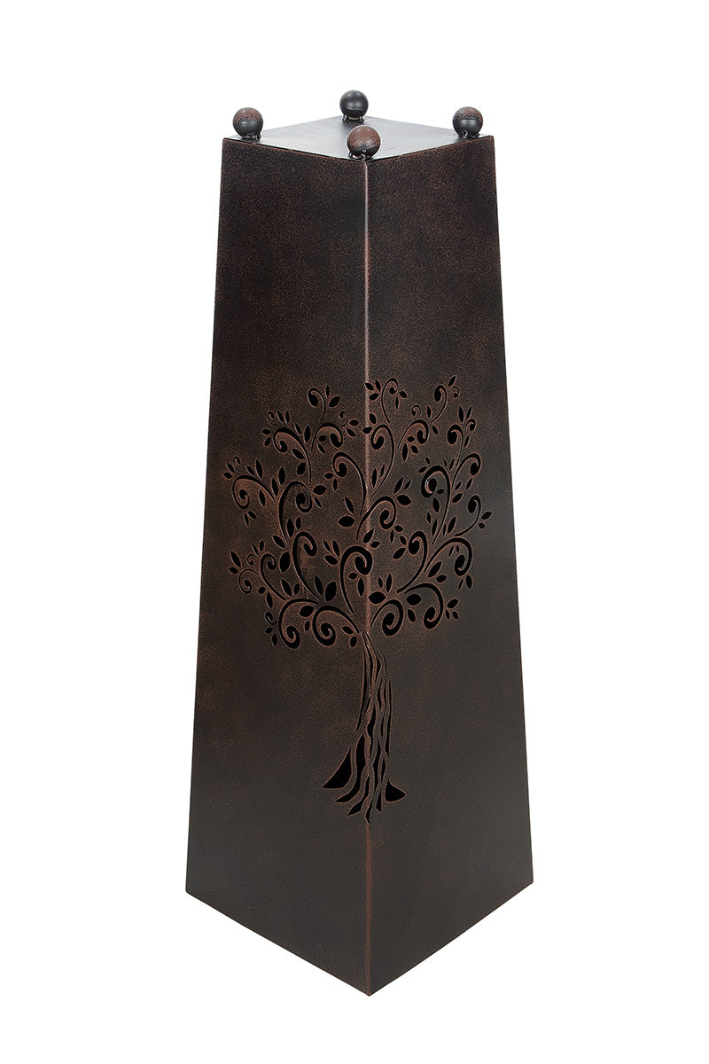 Schalenständer Lebensbaum Metall Braun Baum Höhe 95cm