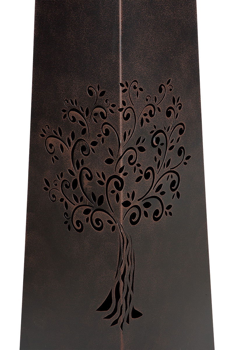 Schalenständer Lebensbaum Metall Braun Baum Höhe 95cm