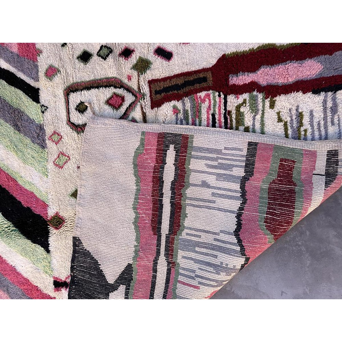 Marokkaner Berber Teppich reine Wolle 203 x 292 cm