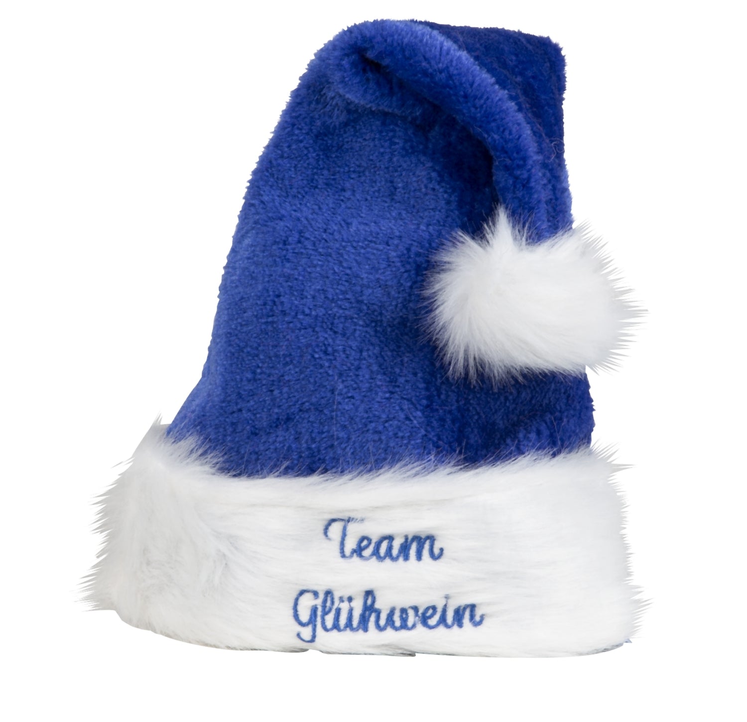 Nikolausmütze Team Glühwein Blau