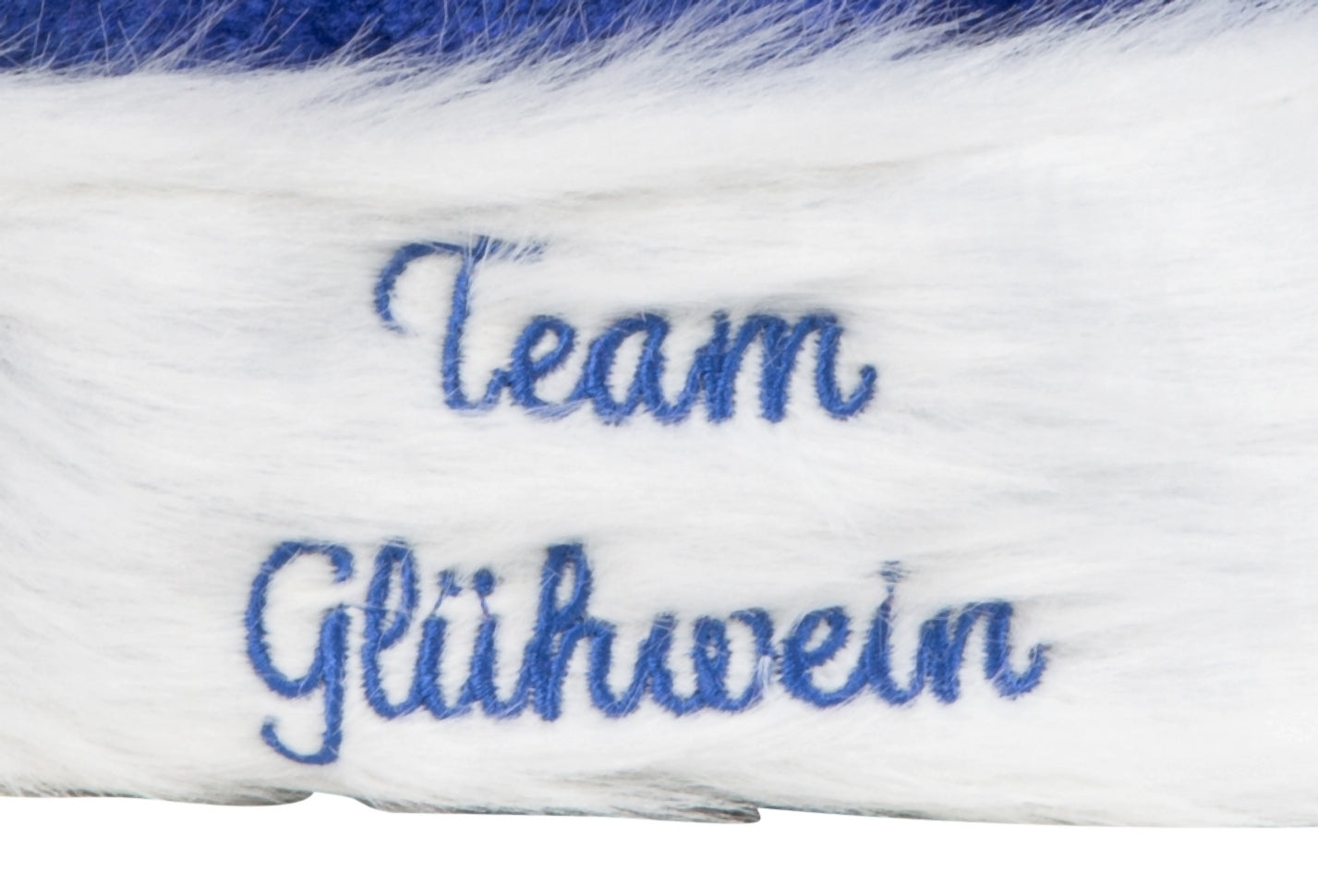 Nikolausmütze Team Glühwein Blau