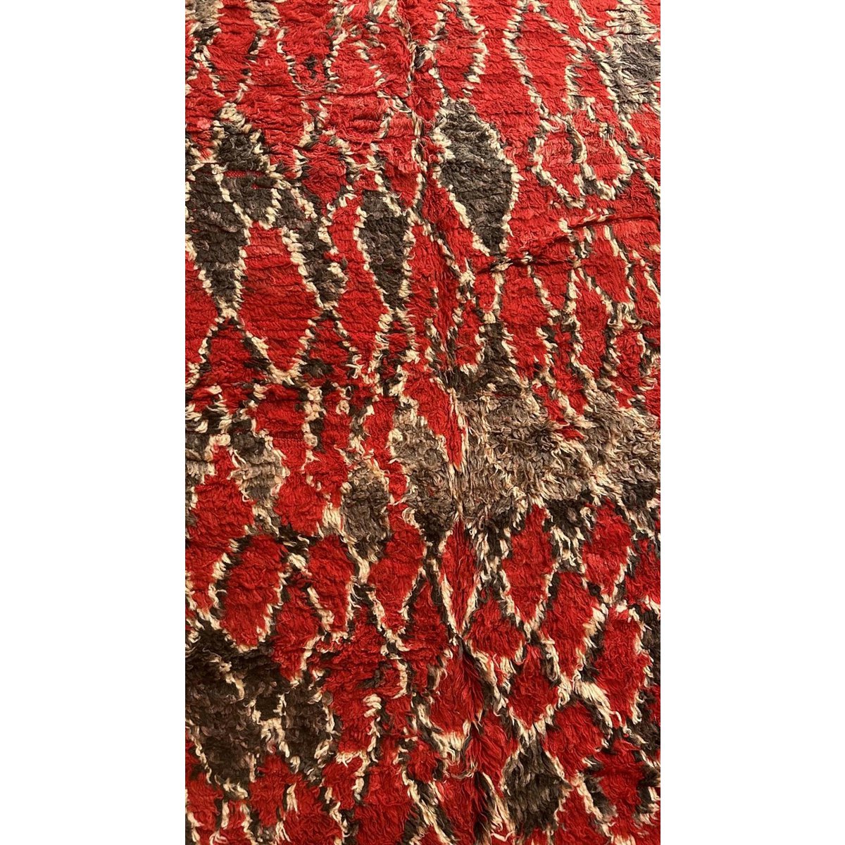 Moroccan Berber carpet made of pure wool 200 x 336 cm